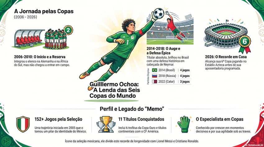 Gráfico mostra feitos do mexicano Ochoa 