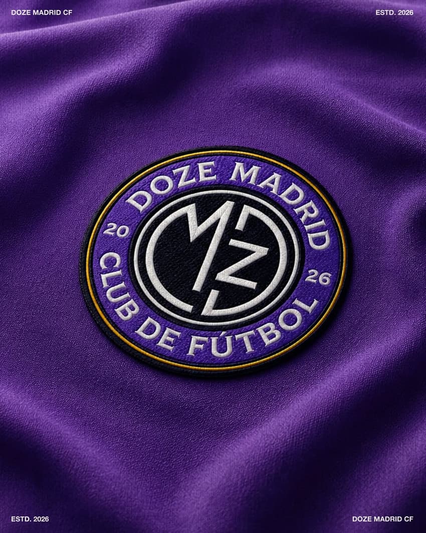 Escudo do Doze Madrid Club de Fútbol, clube fundado por Marcelo (Foto:Reprodução/Instagram)