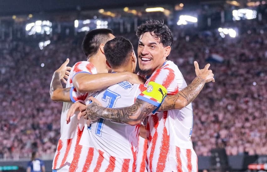 Paraguai em ação (Foto: Divulgação Paraguai)
