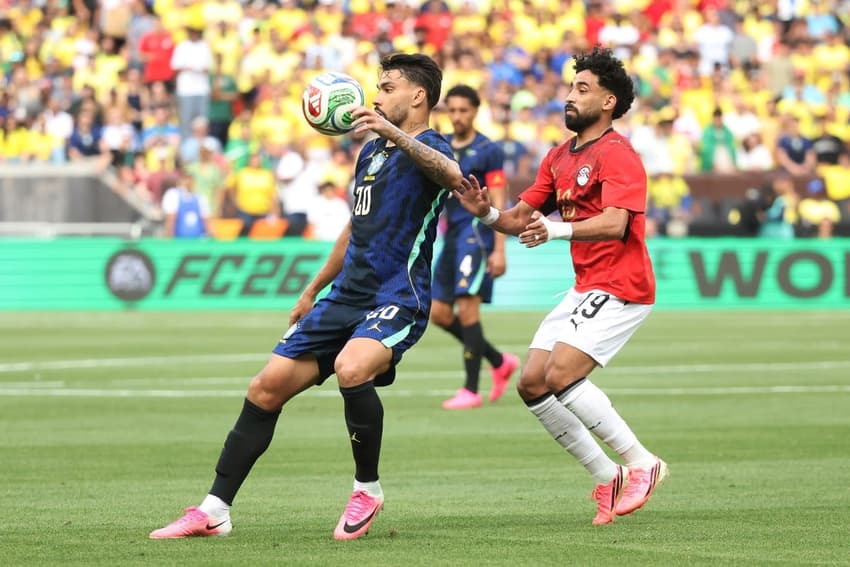 Lucas Paquetá em ação durante confronto entre Brasil e Egito (Foto: Kirk Irwin / GETTY IMAGES NORTH AMERICA / Getty Images via AFP)