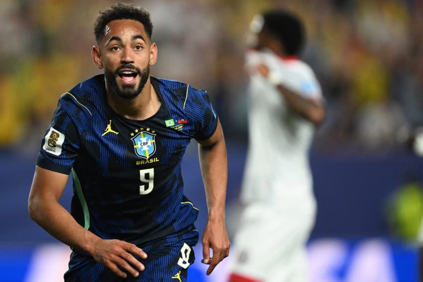 Matheus Cunha ,marcou dois gols no primeiro tempo de Brasil x Haiti na Copa do Mundo