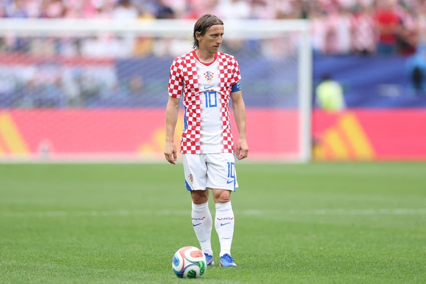 Luka Modric durante partida contra a Gana na Copa do Mundo