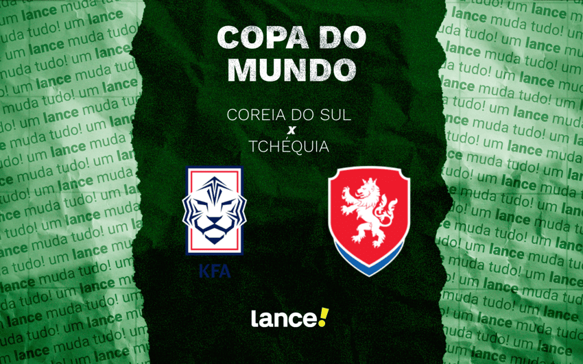 As seleções se enfrentam pela primeira rodada da Copa do Mundo (Foto: Arte/Lance!)