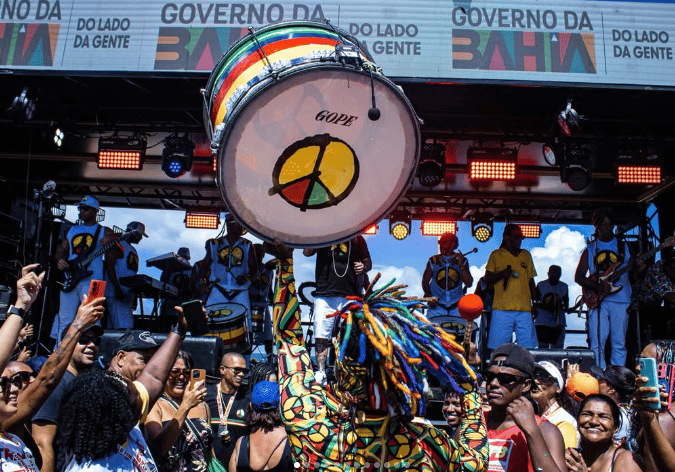 Olodum terá participações em transmissões do SBT em jogos da Seleção Braisleira na Copa do Mundo (Foto: Reprodução)