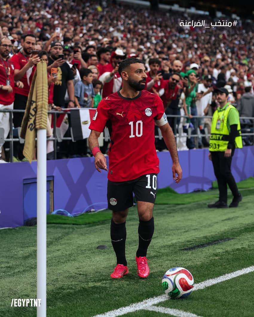 Salah está próximo de marcar 70 gols pela Seleção do Egito. (Foto: Divulgação/Instagram)