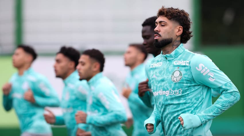 Treino do Palmeiras na Academia de Futebol