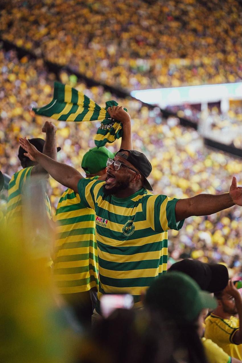 Torcedor do MVA no Maracanã em jogo da Seleção Brasileira (Foto: Arquivo Pessoal)