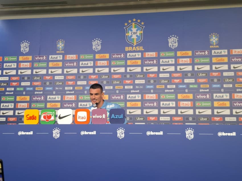 Ibañez, zagueiro da Seleção Brasileira - coletiva de imprensa - Copa do Mundo (09/06/26)