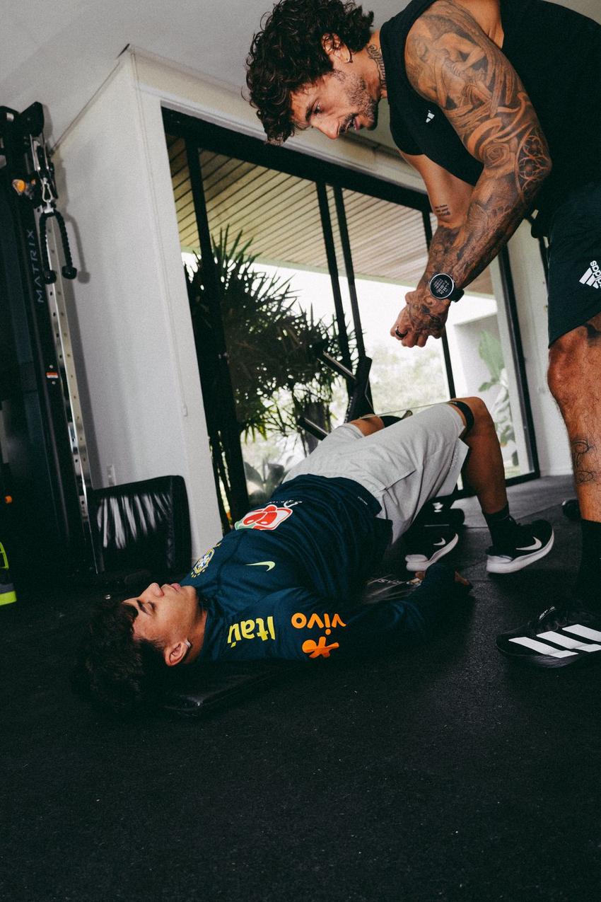 Kaio Jorge treinando nas férias (Foto: Imagem cedida ao Lance!)