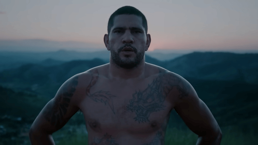 Alex Poatan em promoção do UFC Casa Branca (Foto: Reprodução)