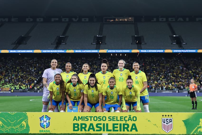 O Brasil venceu os Estados Unidos por 2 a 1 no último sábado (6), na Neo Química Arena. (Foto: Lívia Villas Boas/CBF)