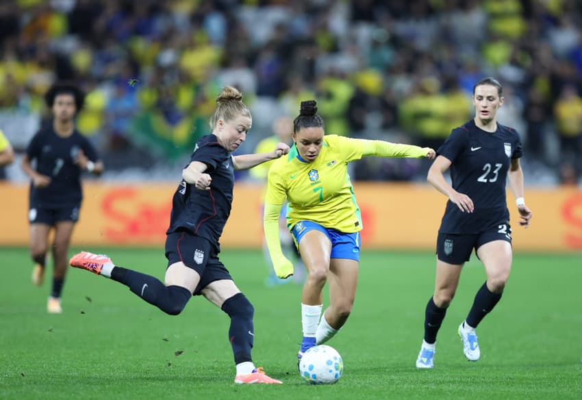 Brasil e Estados Unidos se enfrentam nesta Data Fifa. (Foto: Lívia Villas Boas/CBF)