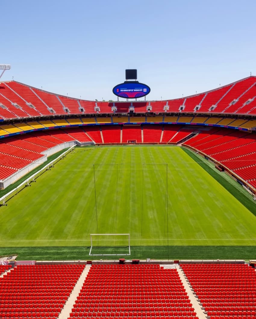 O Arrowhead Stadium é o estádio de Kansas City para a Copa do Mundo (Foto: @gehafield/Instagram)