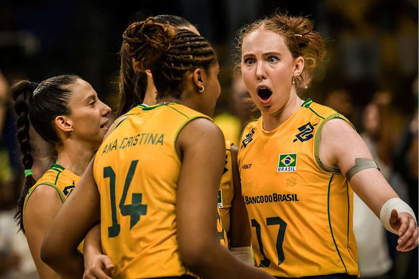 Seleção feminina segue com 100% de aproveitamento na VNL