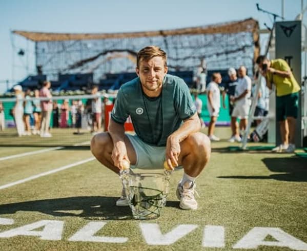 O holandês Tallon Griekspoor, campeão em Mallorca (Reprodução)
