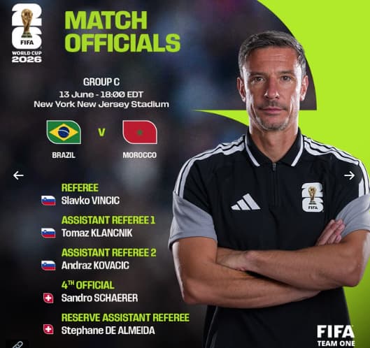 Fifa divulga grupos de arbitragem ara os jogos 5, 6, 7 e 8 da Copa do Mundo (Foto: Divulgação Fifa/X)