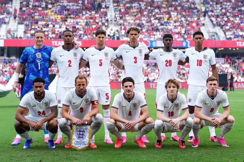 A Seleção da Inglaterra durante amistoso internacional contra a Costa Rica. (Foto: GETTY IMAGES NORTH AMERICA / Getty Images via AFP)