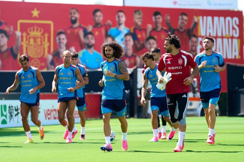 ESPANHA SELEÇÃO TREINAMENTO