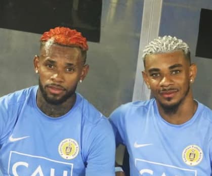 Os irmãos Juninho e Leandro Bacuna, de Curaçao (Reprodução)