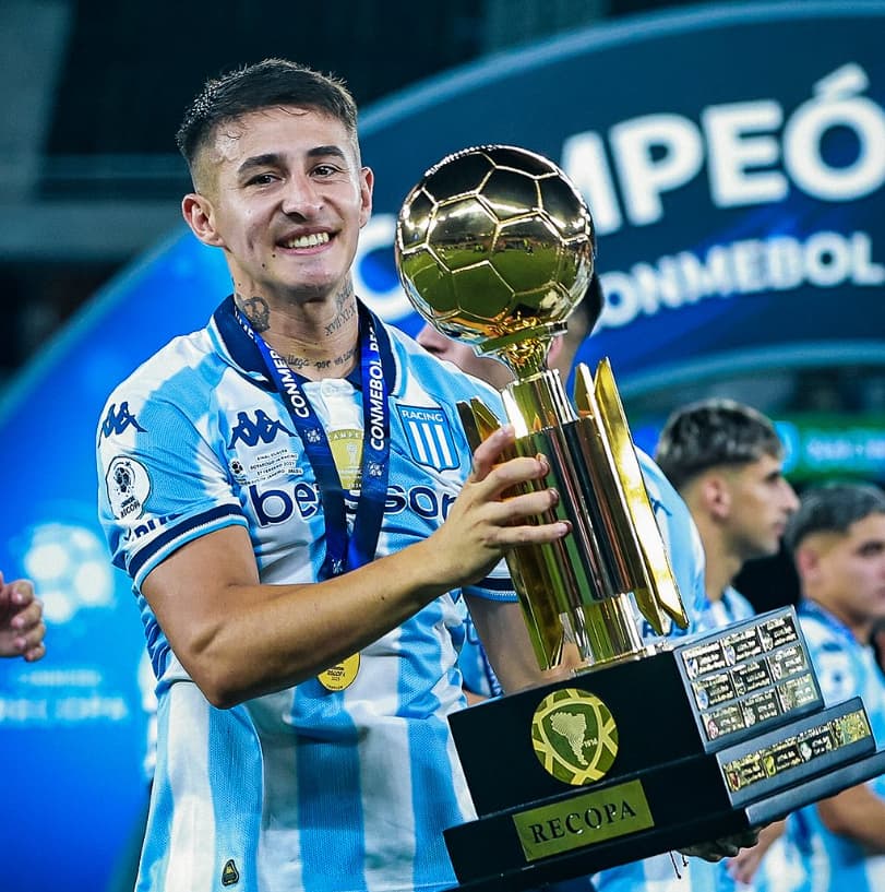 Gabriel Rojas pelo Racing (Foto: Reprodução)