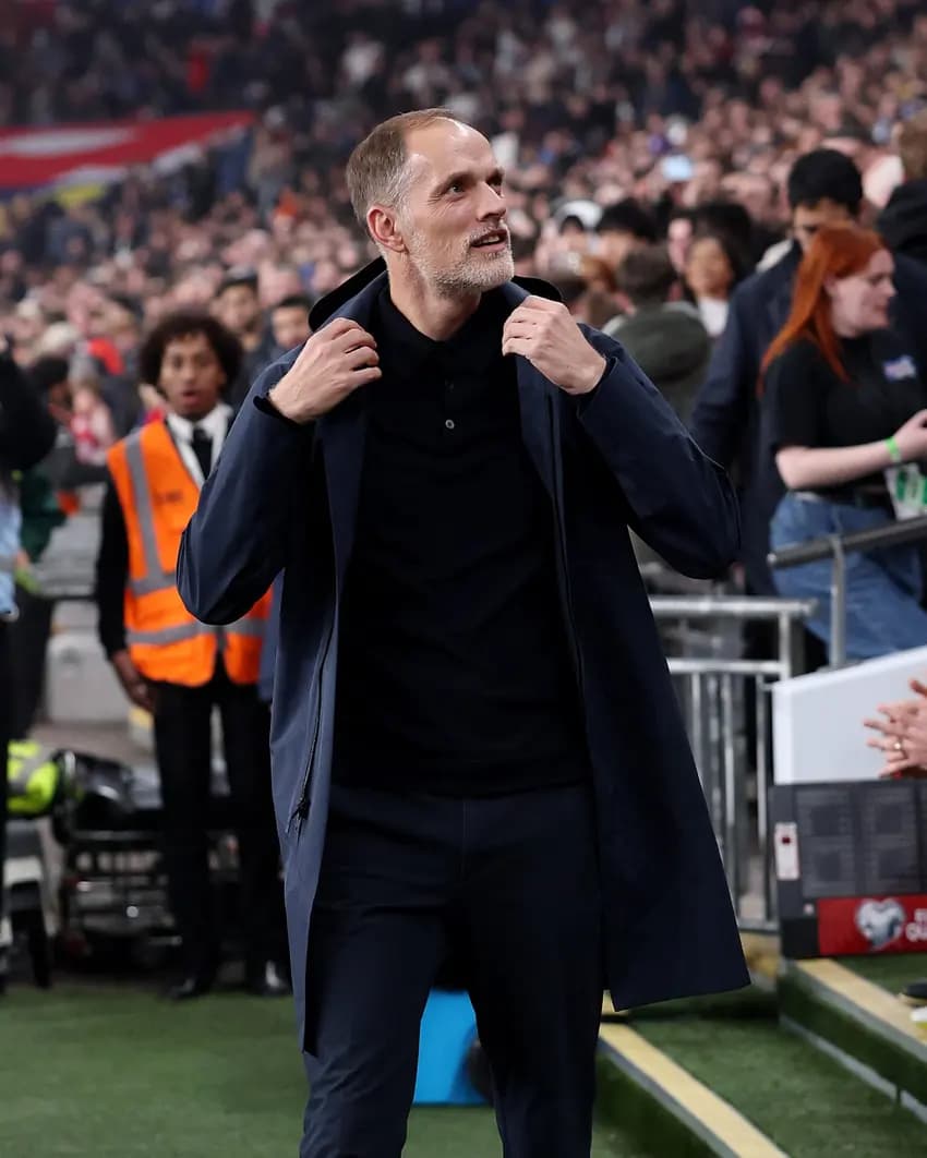 Thomas Tuchel pela seleção da Inglaterra (Foto: Reprodução/Inglaterra)