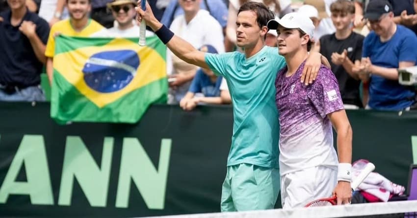 Daniel Altmaier e João Fonseca disputam o torneio de duplas no ATP 500 de Halle