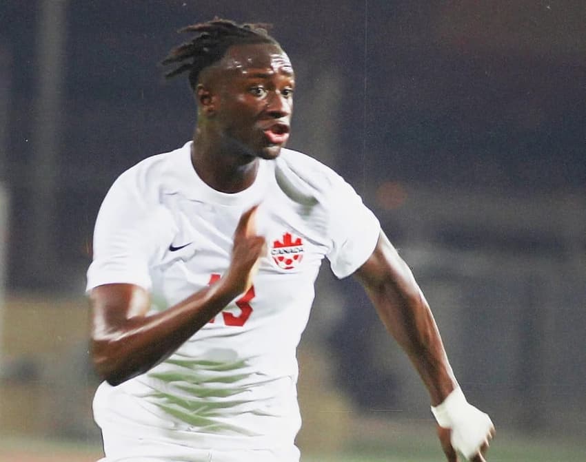 Ismael Koné em ação pela seleção do Canadá (Foto: Reprodução/Major League Soccer)