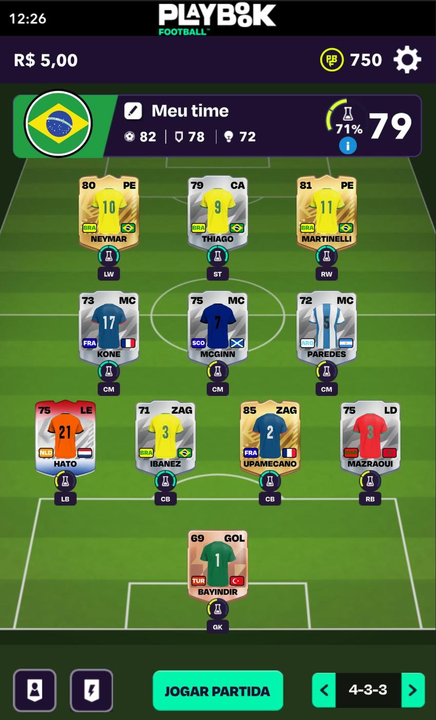 Captura de tela do jogo de apostas Playbook Football na bet365.