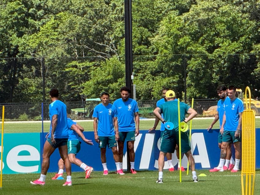 Treino da Seleção Brasileira no CT e Morristown