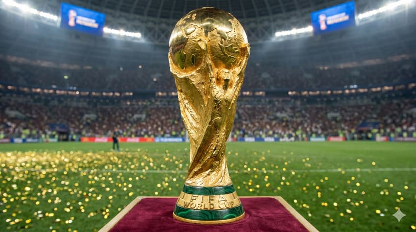 Troféu da Copa do Mundo: sabe o autor das frases históricas? Responda ao quiz do Lance! (Foto: Arte Lance!/Gemini)