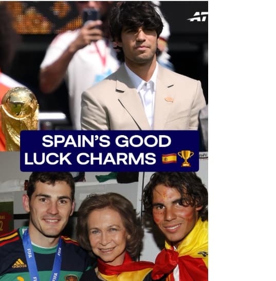 ATP relembra Nadal e Alcaraz nos títulos da Espanha na Copa do Mundo (Reprodução)