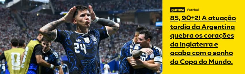 Repercussão da Sky Sports com a eliminação da Inglaterra na Copa do Mundo