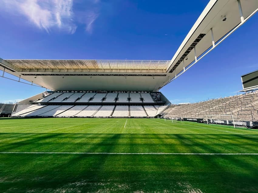 Imagem da Neo Química Arena, casa do Corinthians