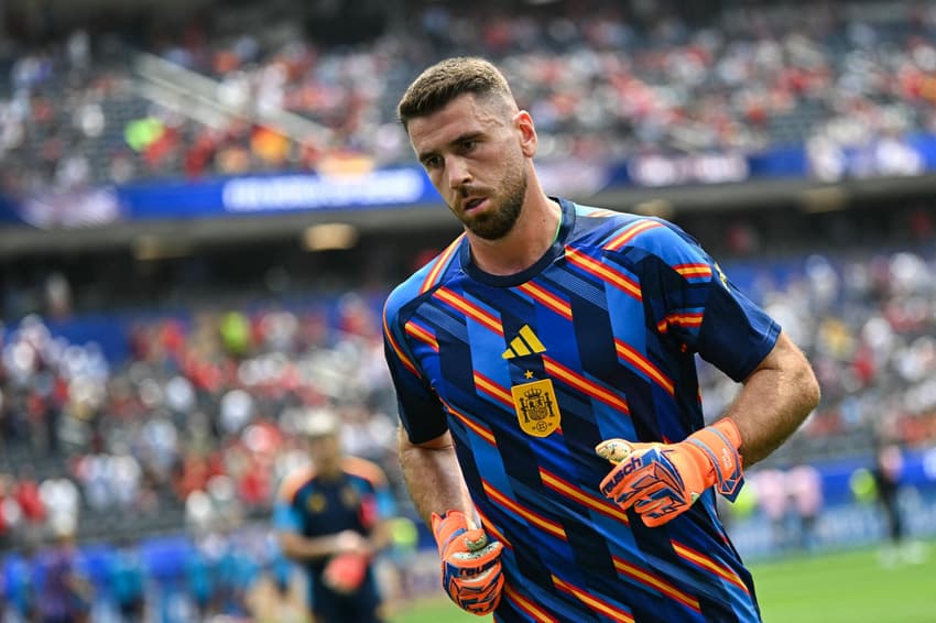 Unai Simón é o goleiro titular da seleção espanhola