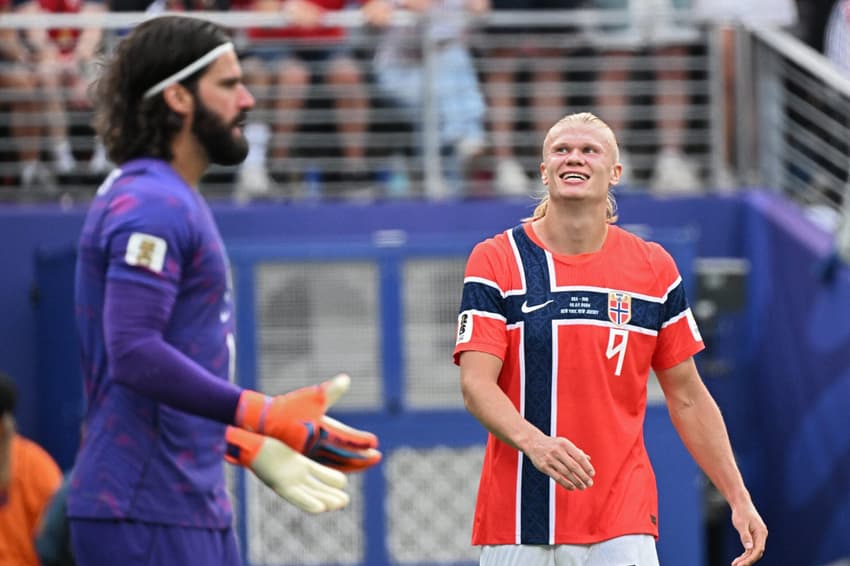 Haaland abriu o placar em Brasil x Noruega pelas oitavs de final da Copa do Mundo 2026