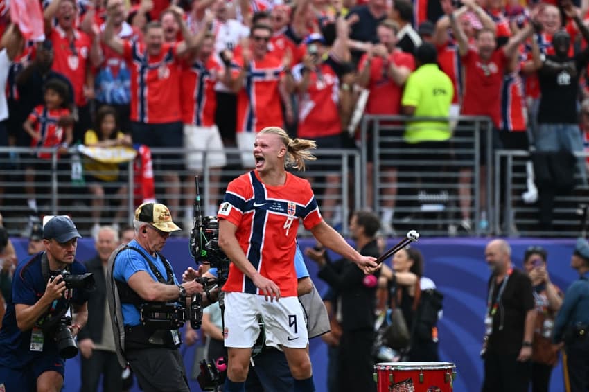 Haaland comanda a remada viking após a vitória da Noruega sobre o Brasil