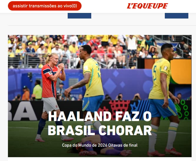 Manchete do jornal 'Bild', da Alemanha