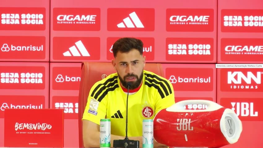 Matheus Cunha em apresentação no Inter