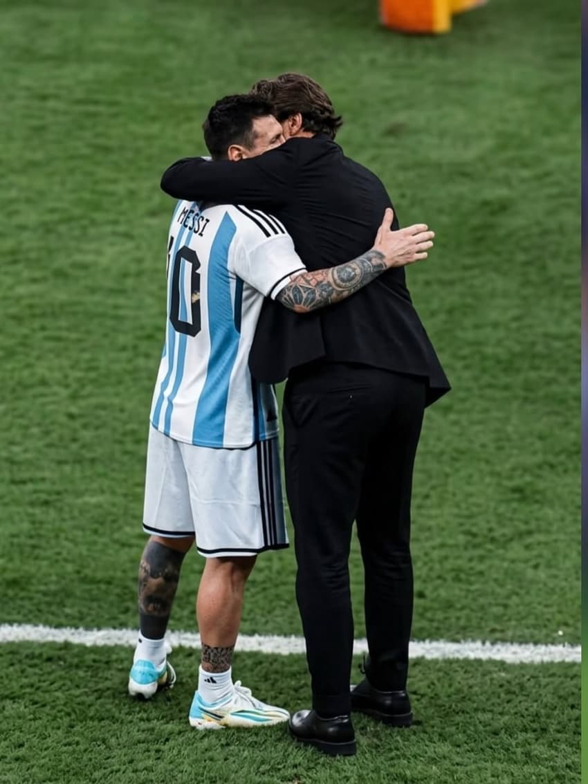 Messi e Sergio Ramos na Copa do Mundo (Foto: Reprodução)