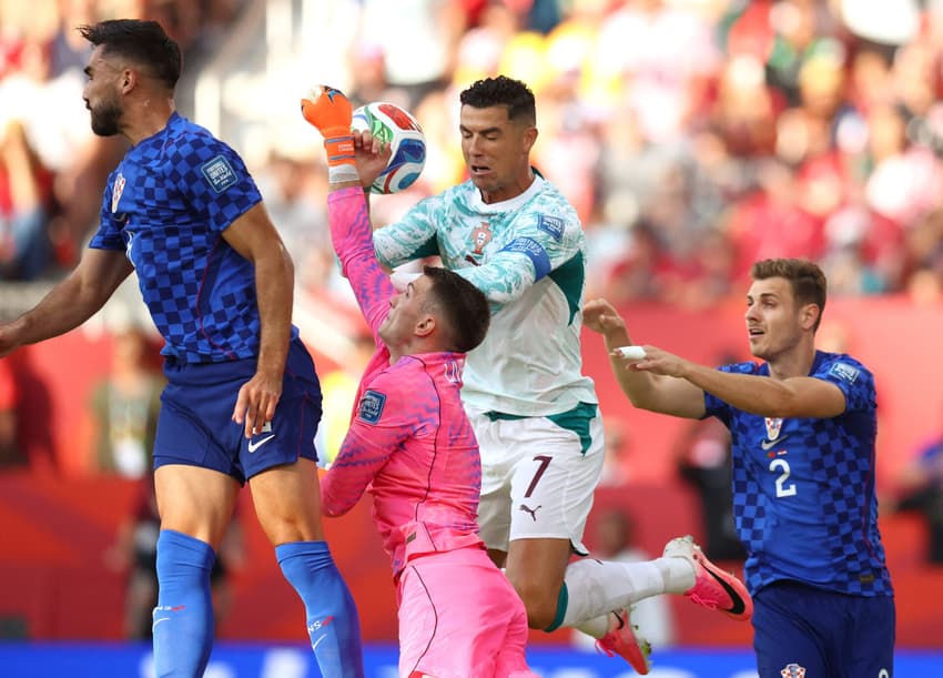 CR7 em jogo pela Croácia