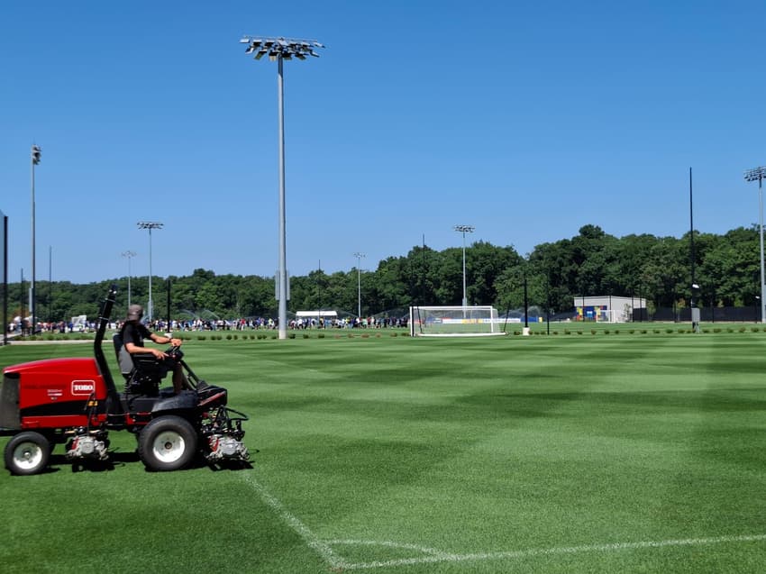 CT da Seleção Brasileira em Morristown, nos EUA, agora fica sob gestão da Fifa; gramado recebe cuidado
