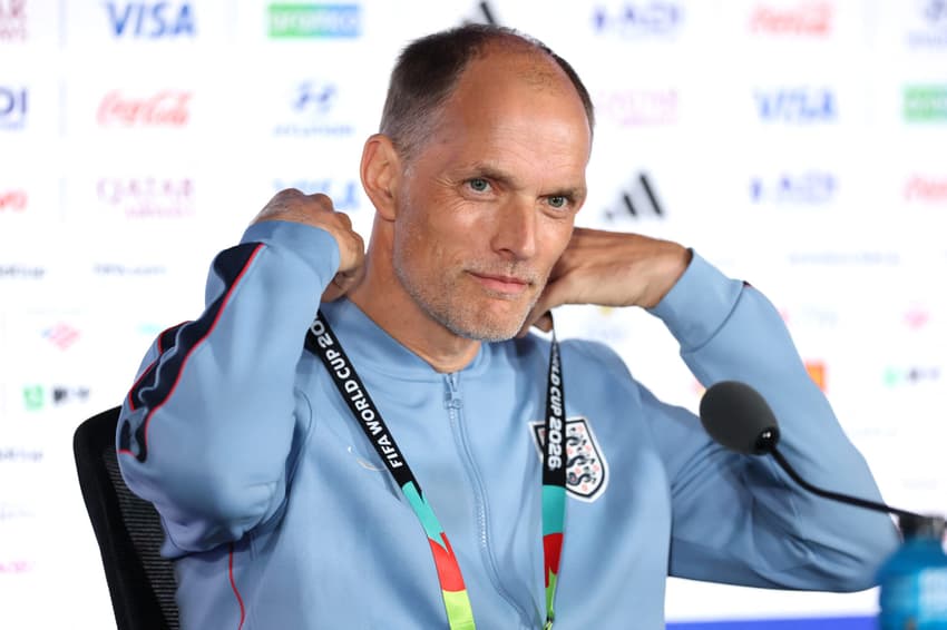 Thomas Tuchel em entrevista coletiva antes da semifinal da Copa do Mundo de 2026 contra a Argentina