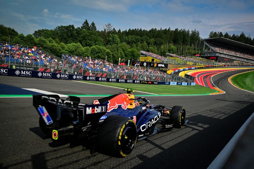 Isack Hadjar no GP da Bélgica pela F1 2026