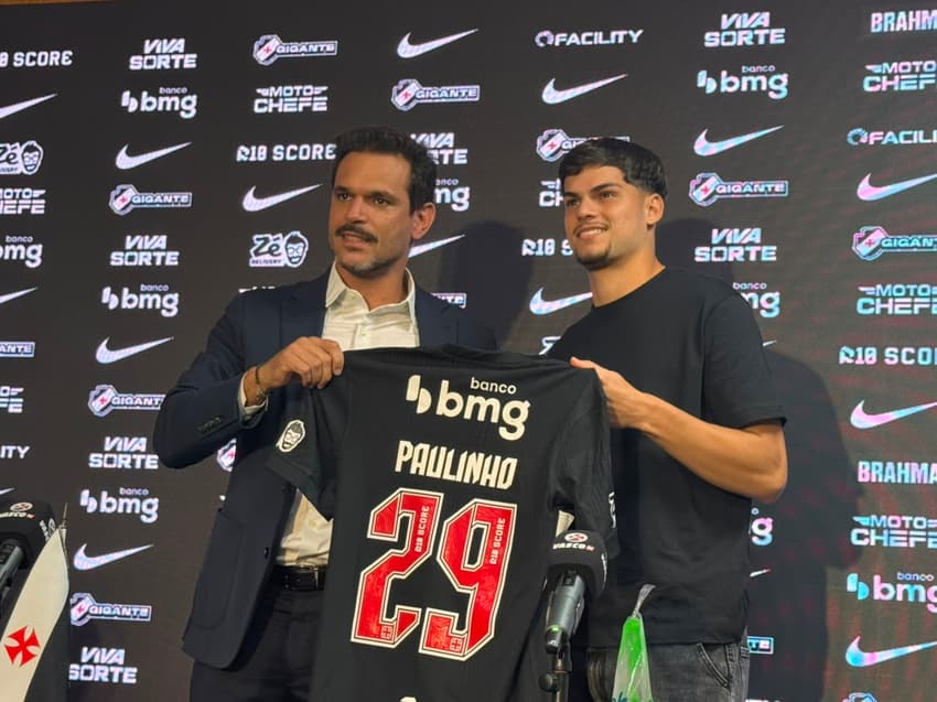 Paulinho em apresentação no Vasco da Gama