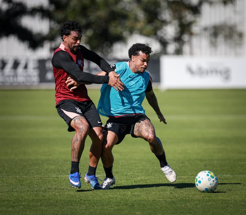 Treino do Corinthians nesta quarta-feira. (Foto: Rodrigo Gazzanel/Agência Corinthians)