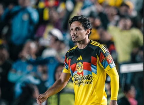 Raphael Veiga, ex-Palmeiras, estreia pelo América do México (Foto: Reprodução/Instagram)