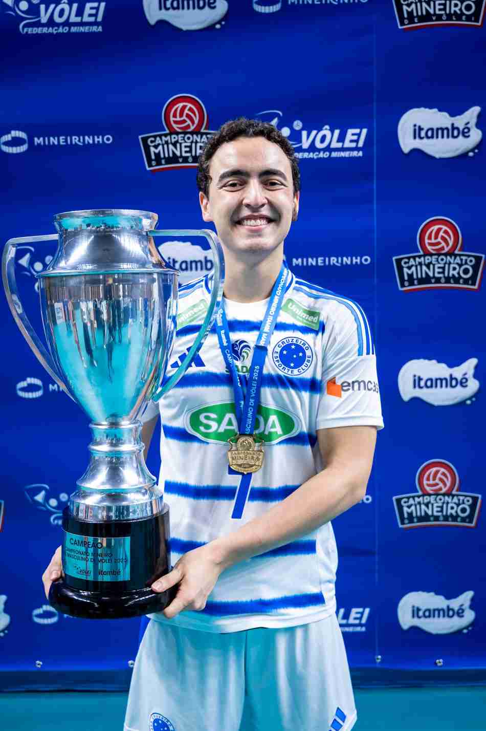 Centola na final do Mineiro de Vôlei 2025 (Foto: Agência i7/Sada Cruzeiro)