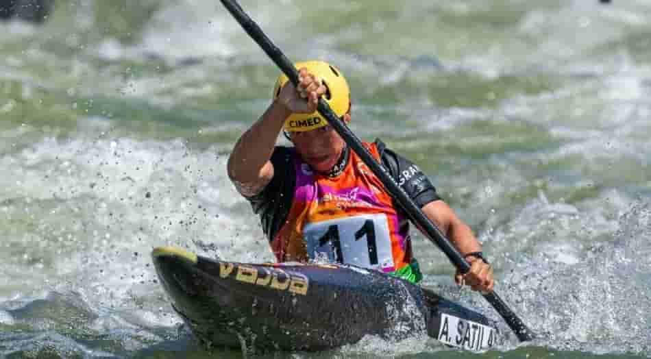 Brasileira terminou a final do caiaque individual em sétimo lugar