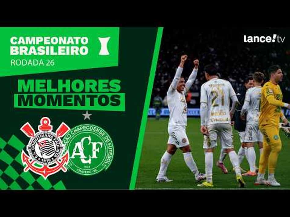 thumbnail CORINTHIANS 1 X 2 CHAPECOENSE | MELHORES MOMENTOS | CAMPEONATO BRASILEIRO 26ª RODADA