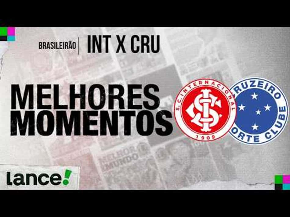 thumbnail INTERNACIONAL 1×2 CRUZEIRO – MELHORES MOMENTOS – 19ª RODADA – BRASILEIRÃO 2026